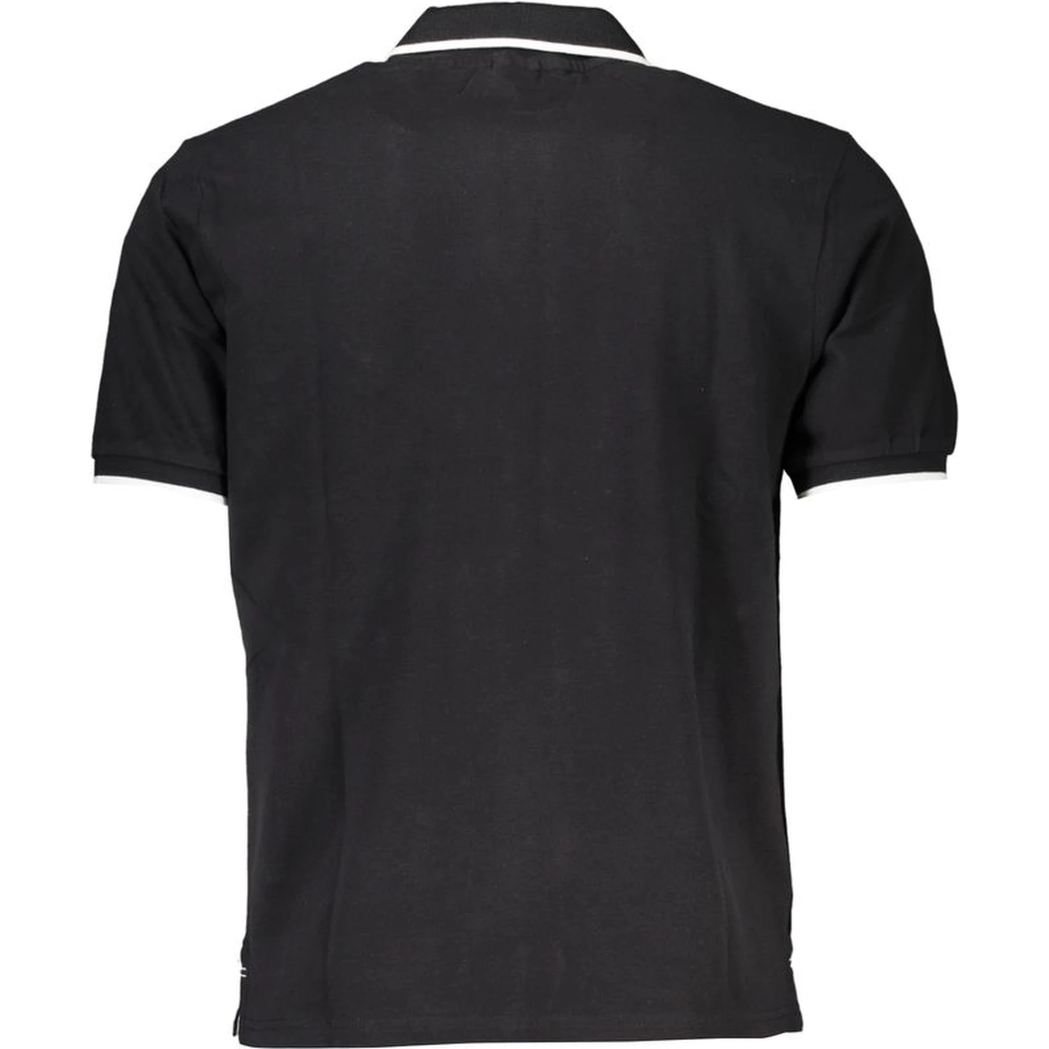 Black Cotton Polo Shirt
