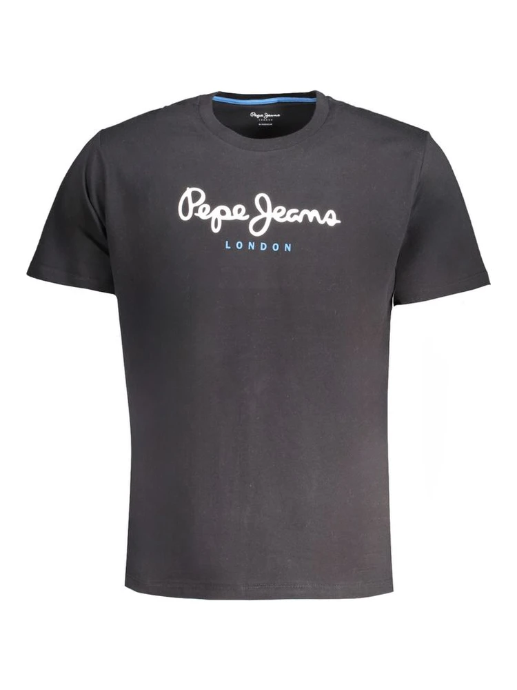 Black Cotton T-Shirt