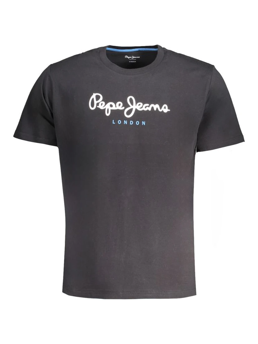 Black Cotton T-Shirt