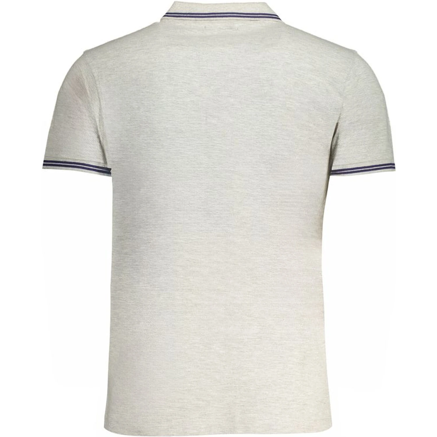 Gray Cotton Polo Shirt