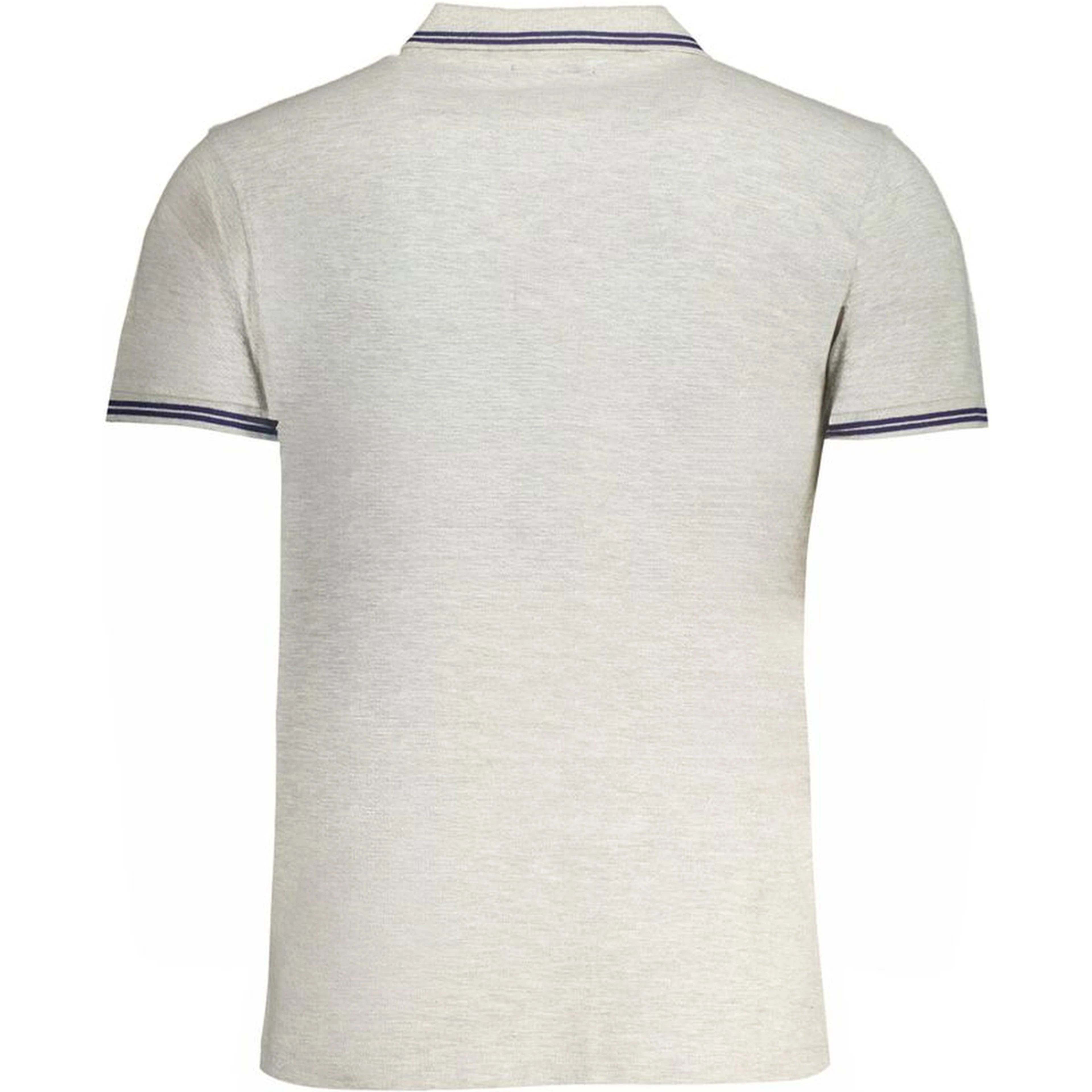 Gray Cotton Polo Shirt