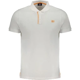 White Cotton Polo Shirt