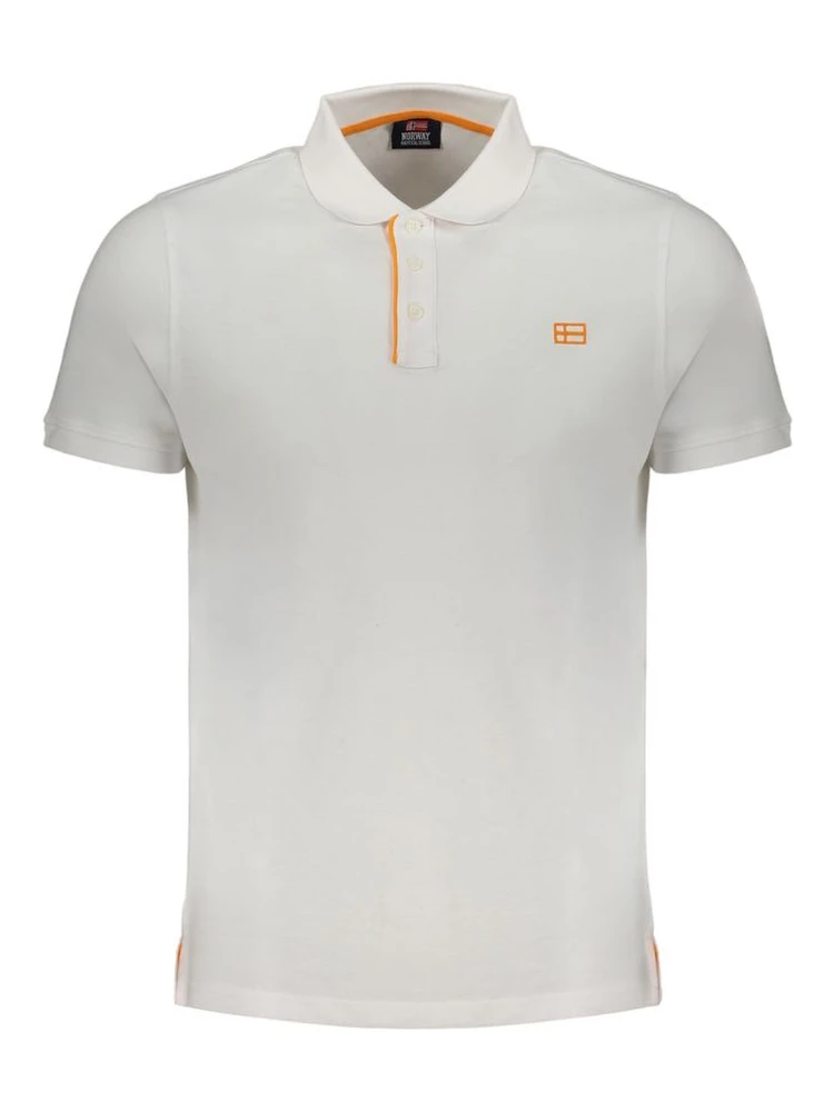 White Cotton Polo Shirt