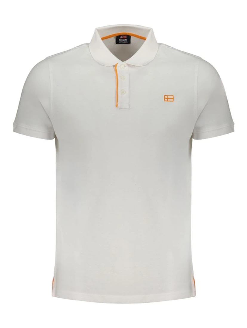 White Cotton Polo Shirt