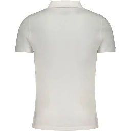 White Cotton Polo Shirt