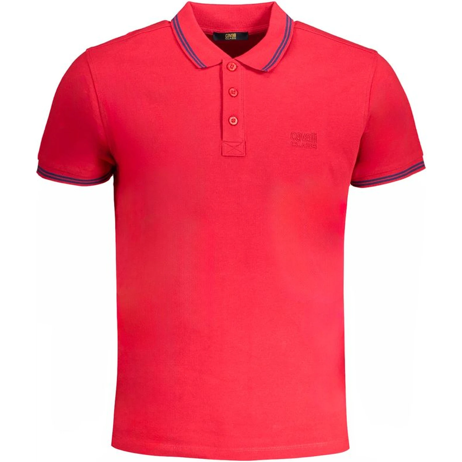 Red Cotton Polo Shirt