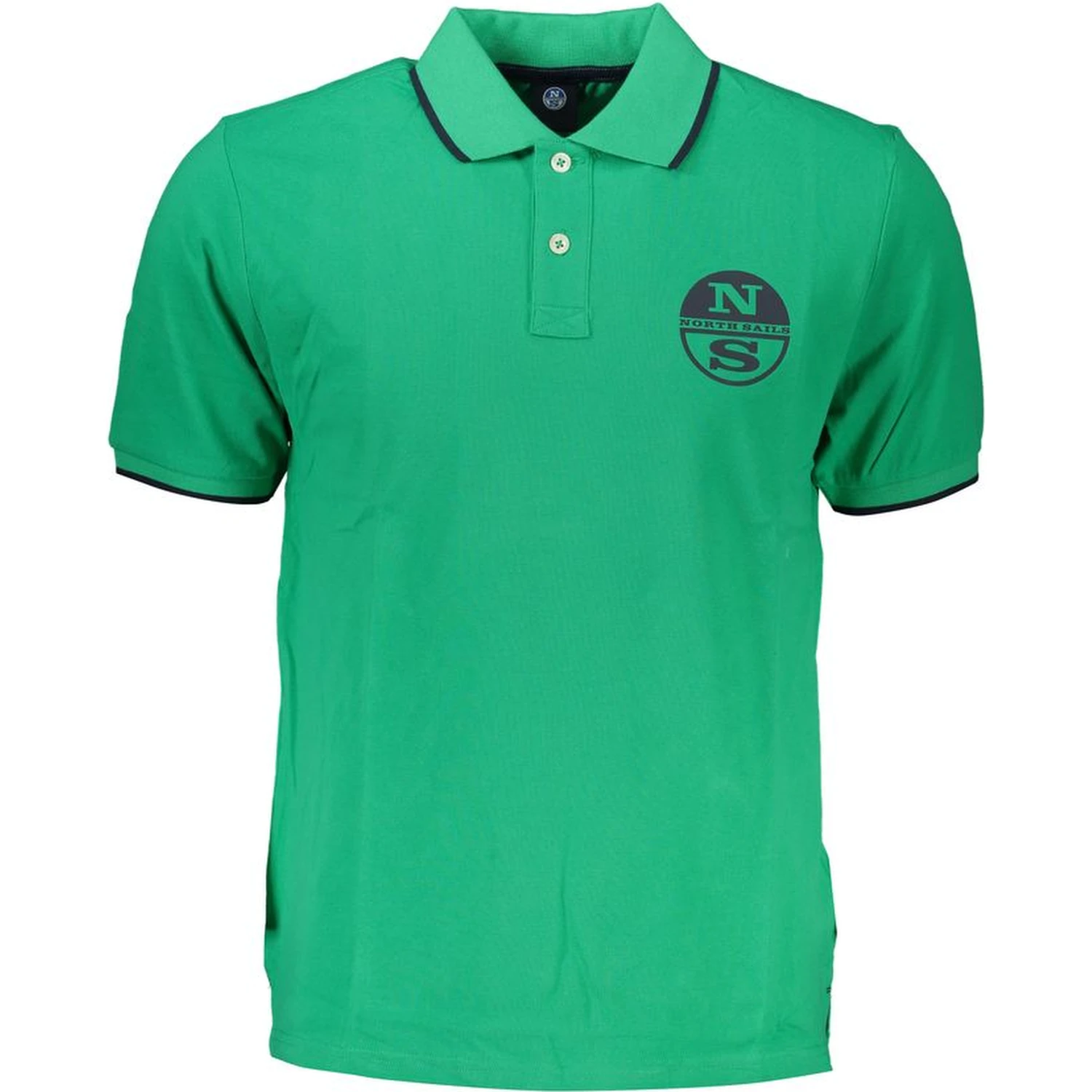 Green Cotton Polo Shirt