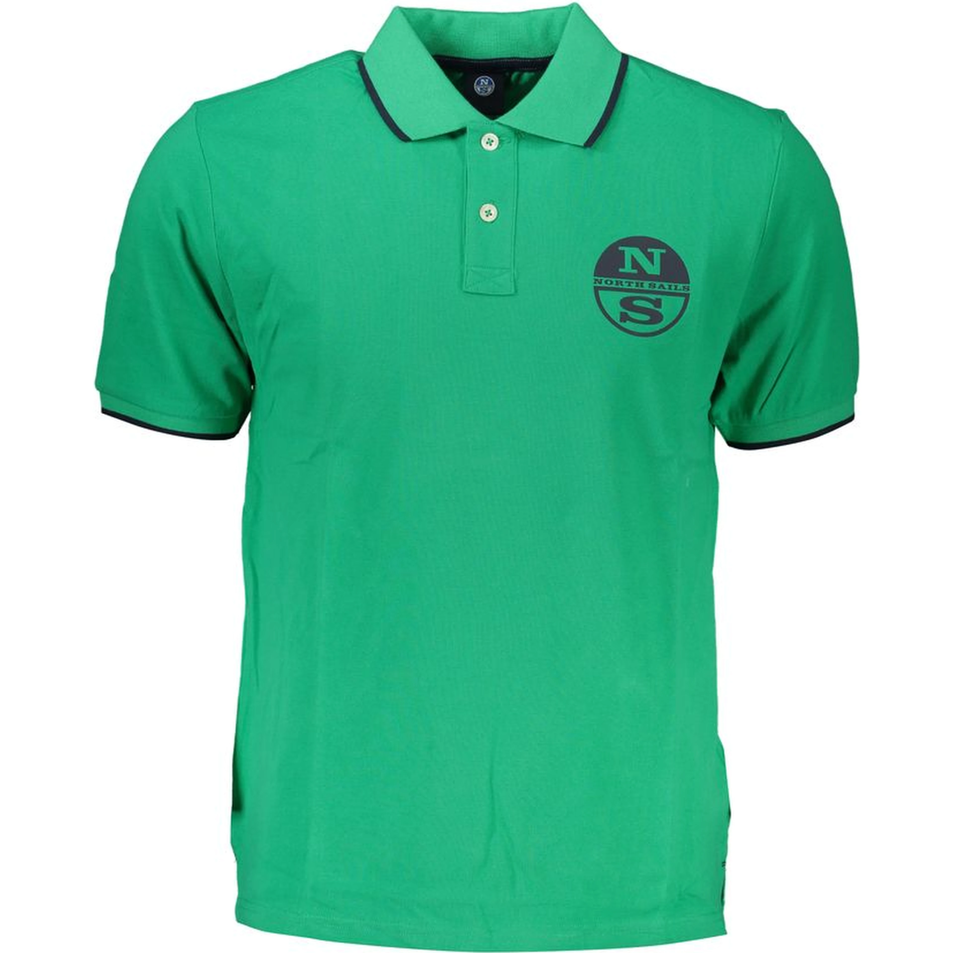 Green Cotton Polo Shirt