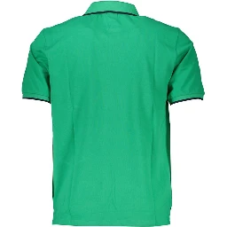 Green Cotton Polo Shirt
