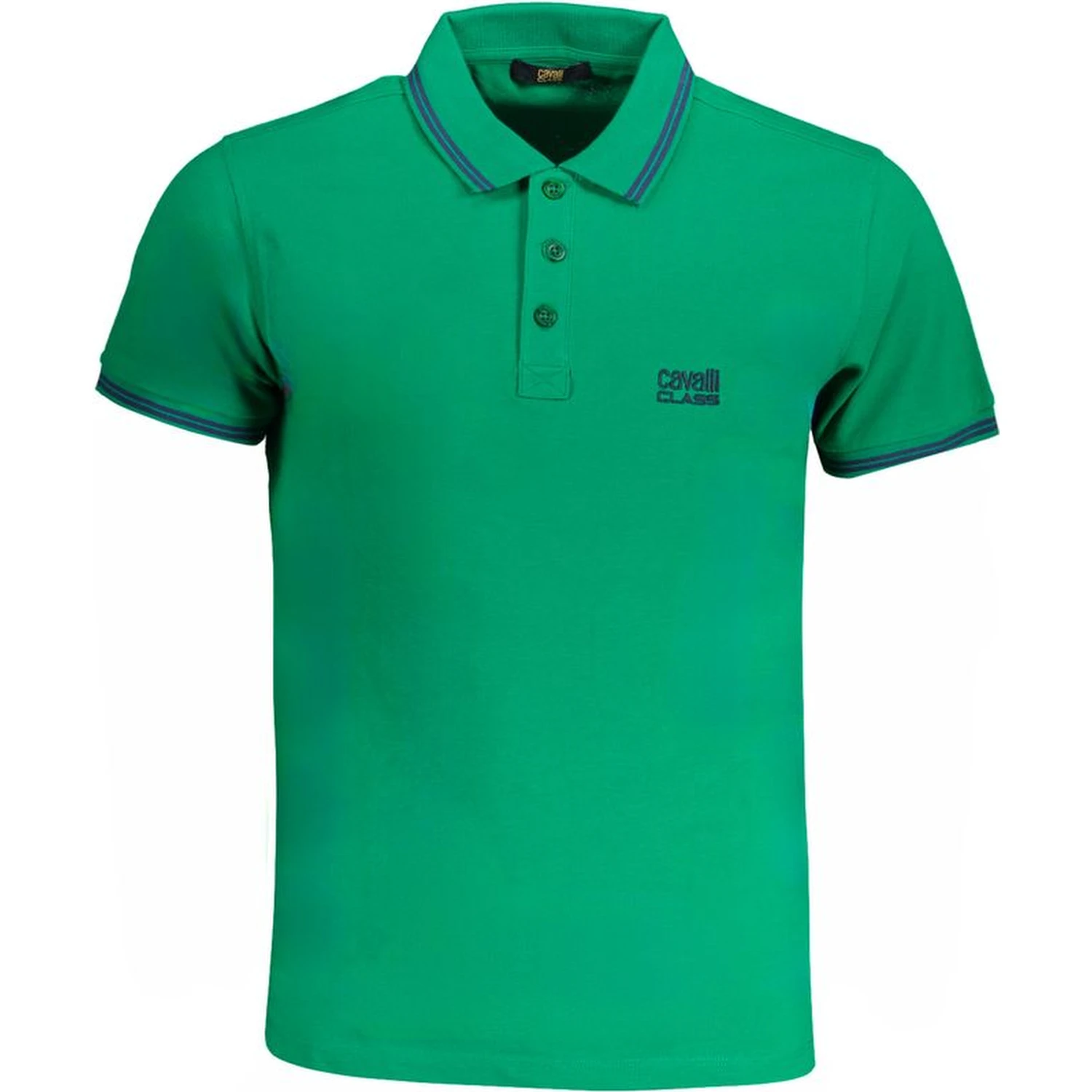 Green Cotton Polo Shirt