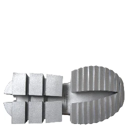 Silver Leather Super Queen Sneakers Shoes