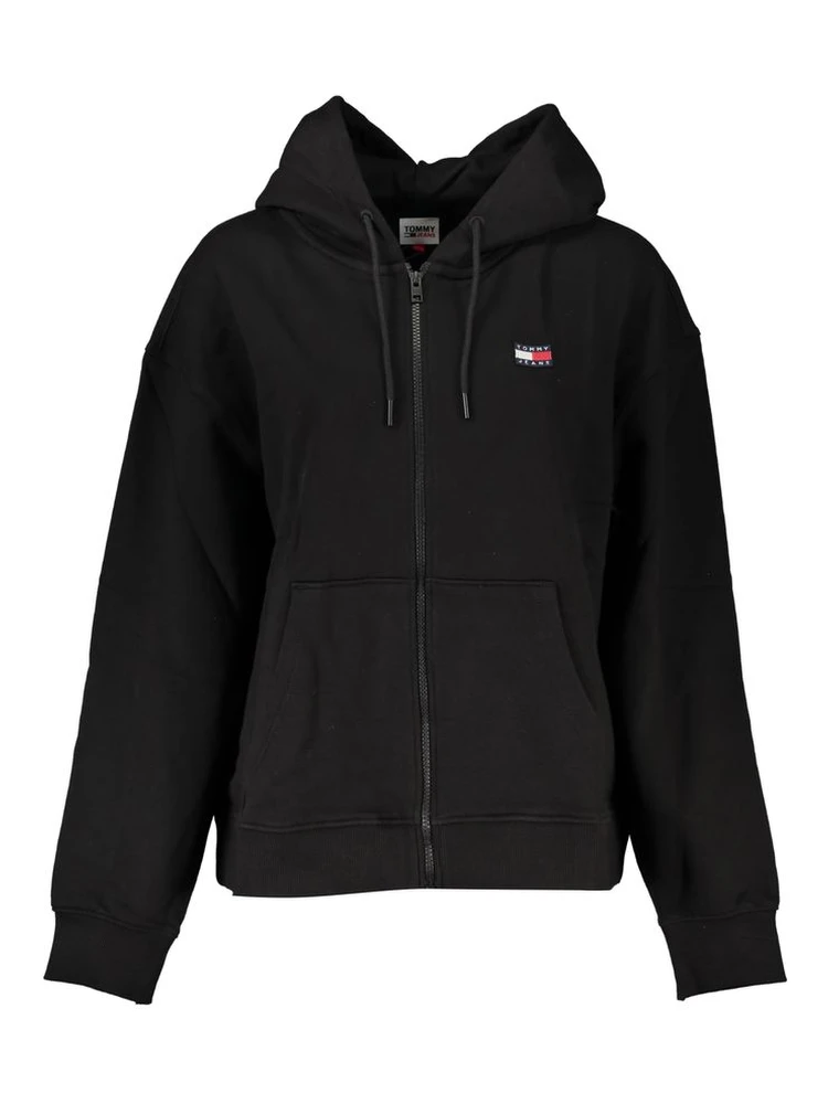 Black Cotton Sweatshirt