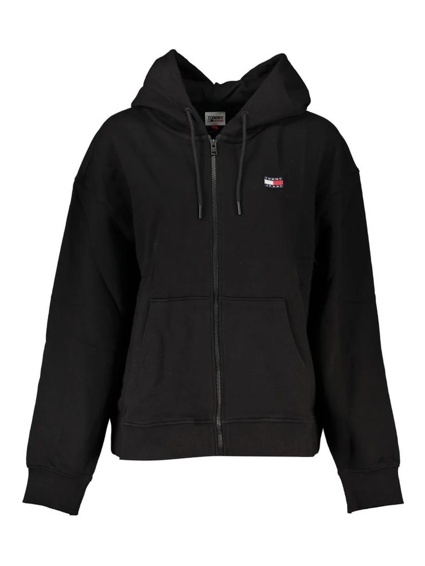 Black Cotton Sweatshirt