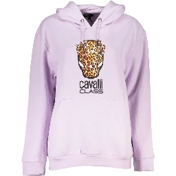 Purple Cotton Sweatshirt