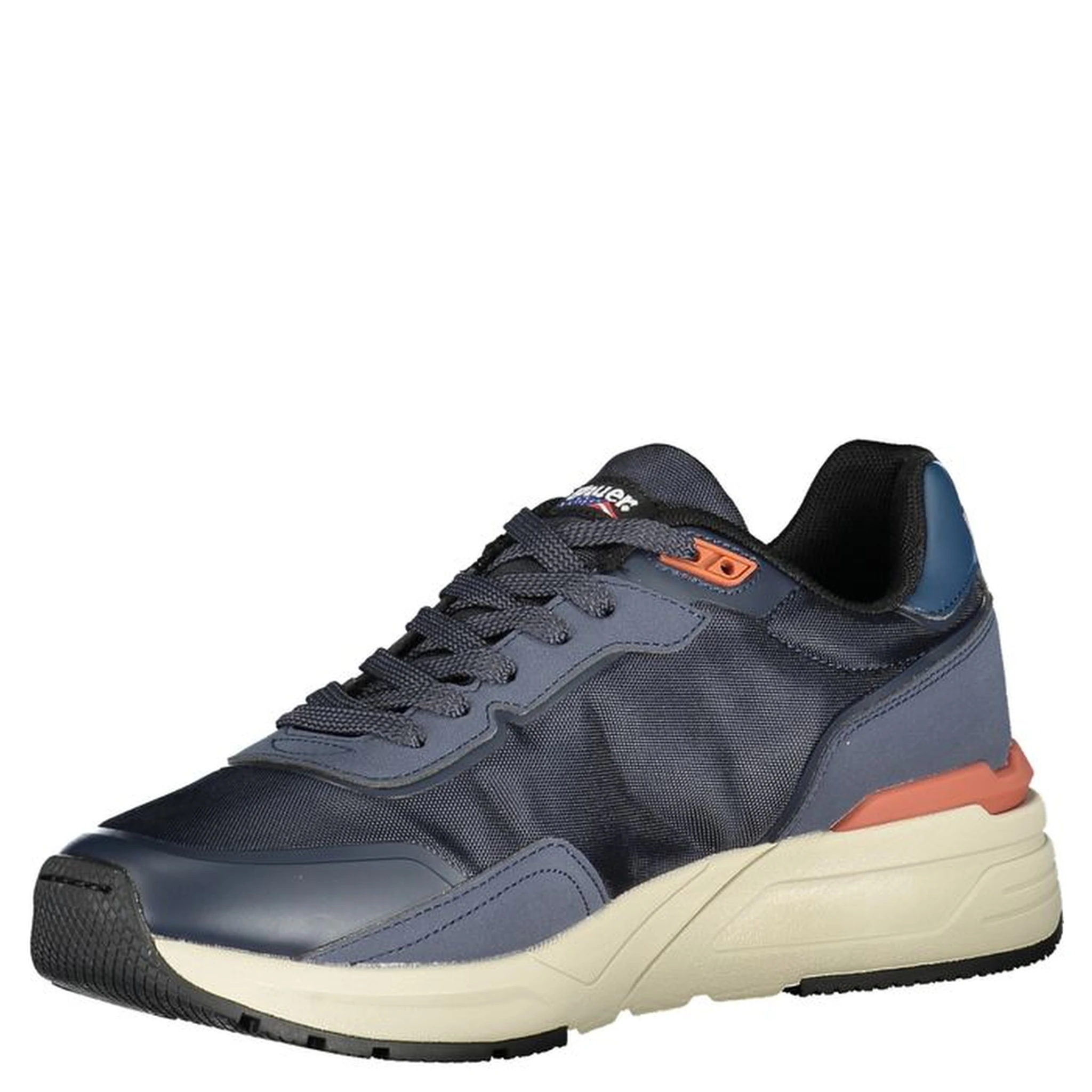 Blue Polyester Sneaker