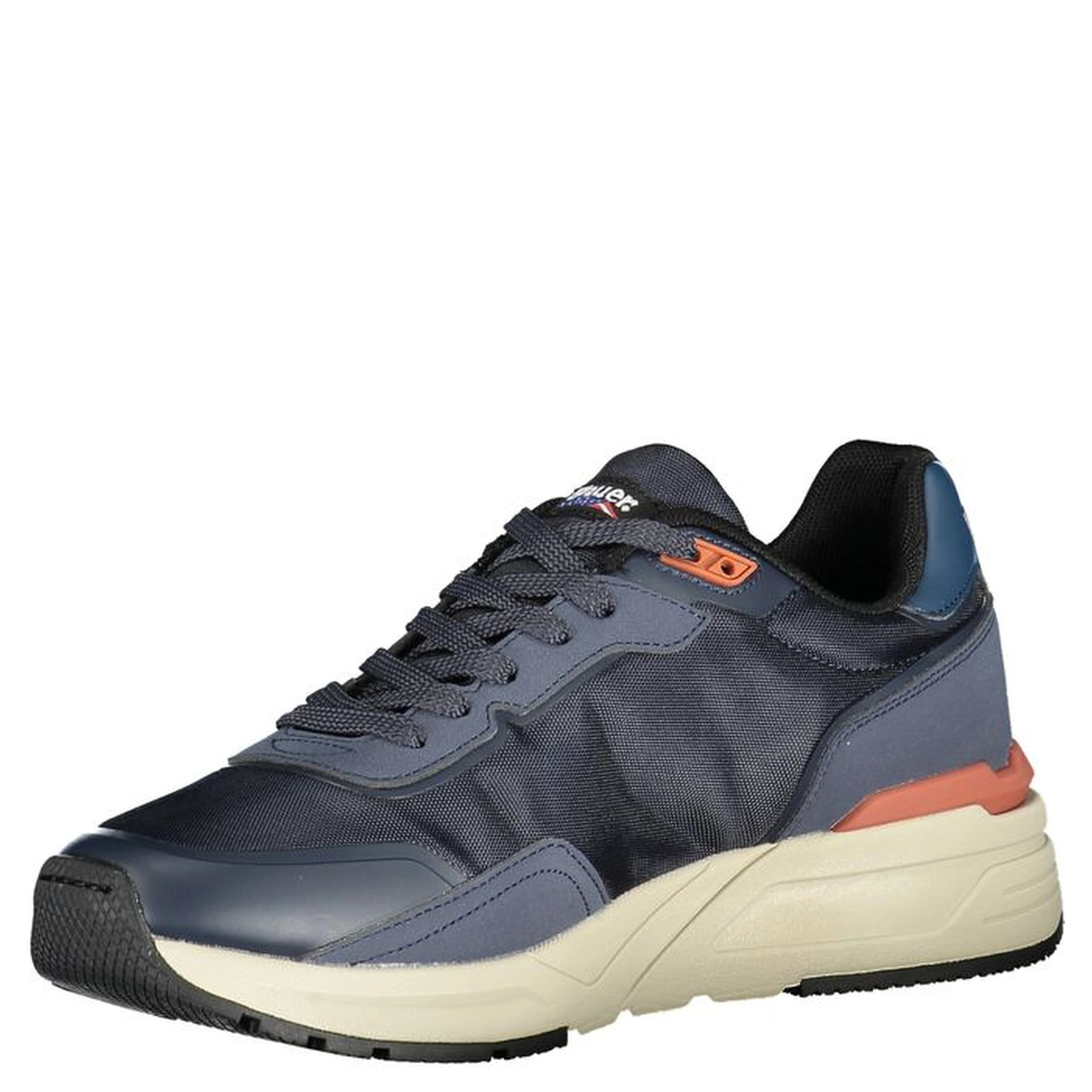 Blue Polyester Sneaker