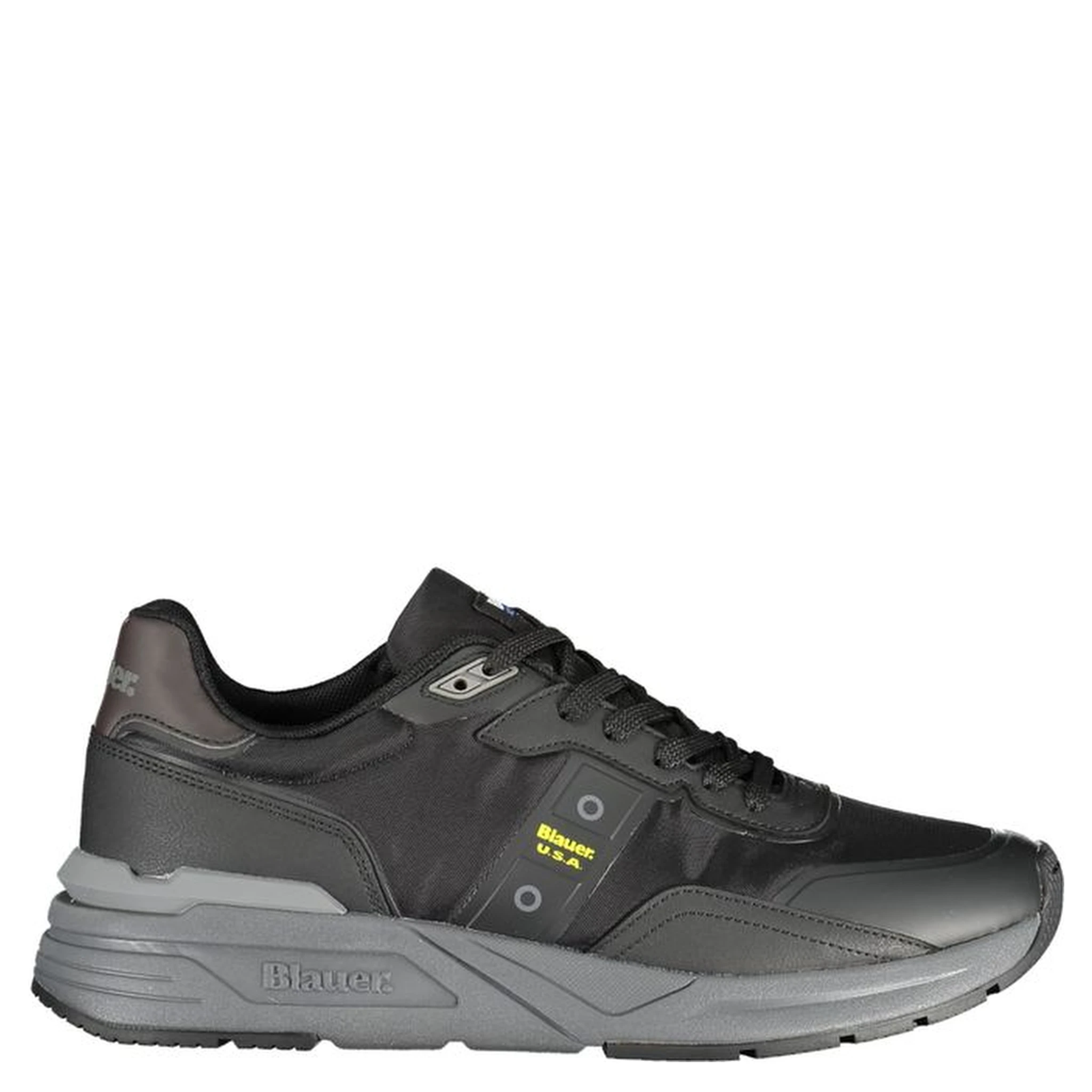 Men's Black Polyester Trainer