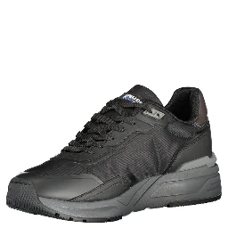 Men's Black Polyester Trainer