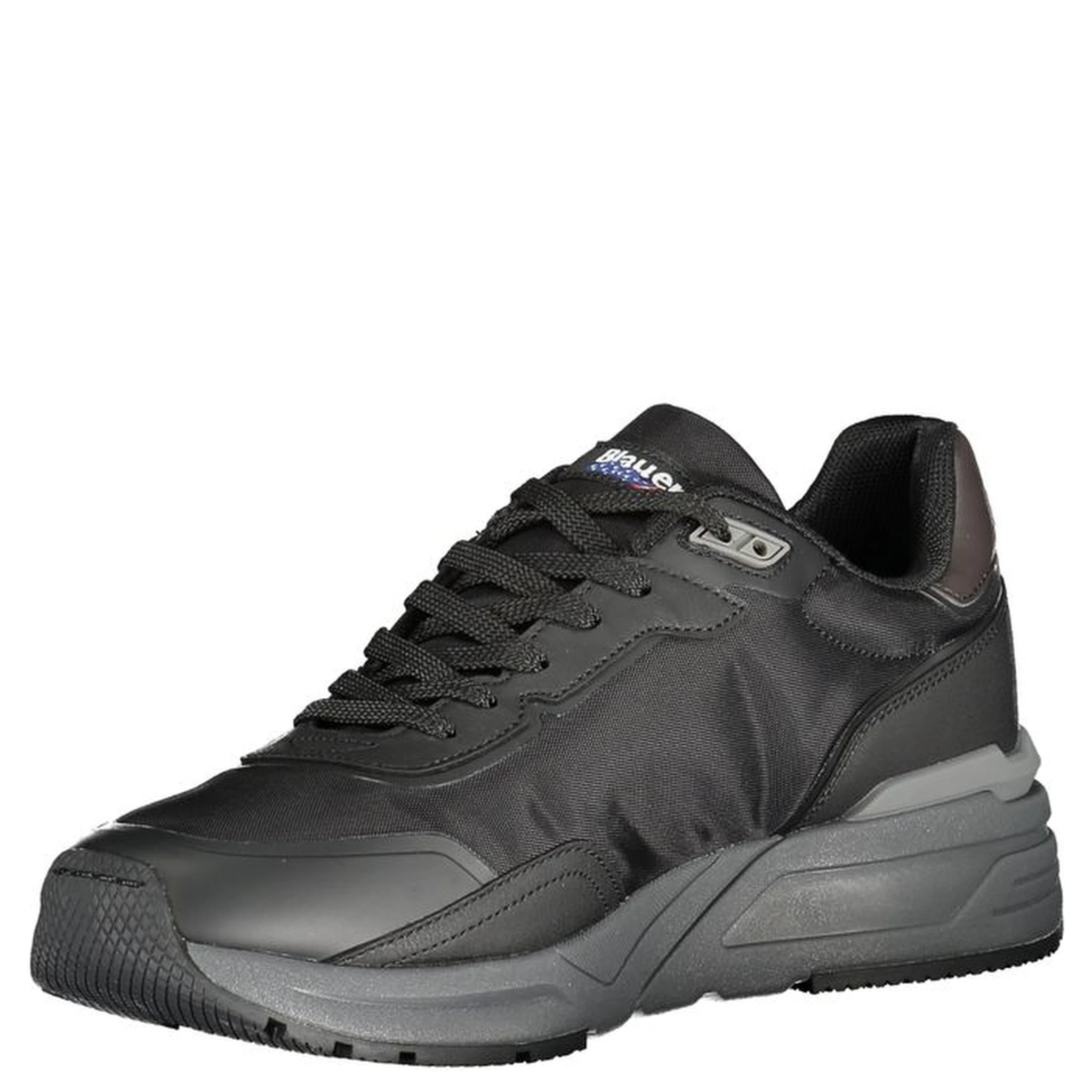 Men's Black Polyester Trainer