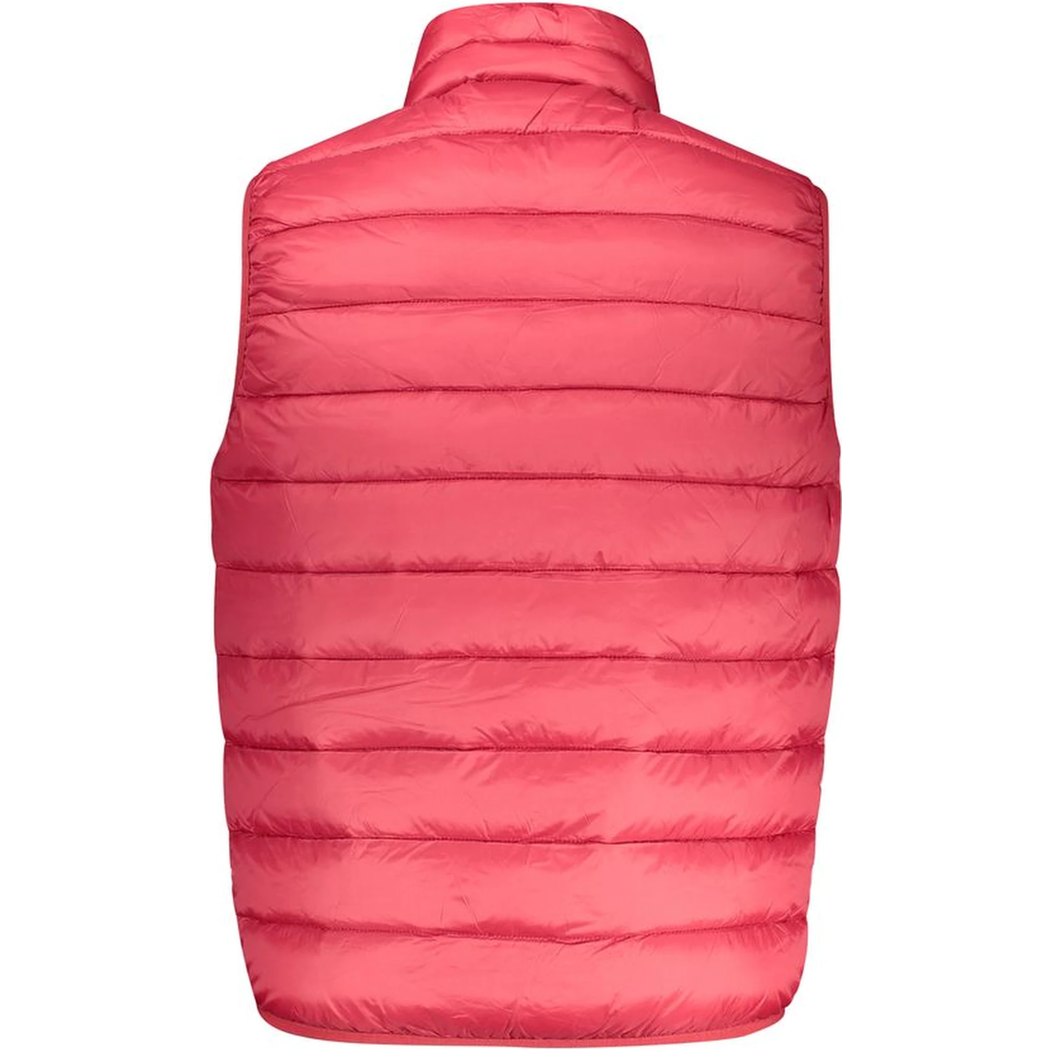 Red Polyamide Sleveless Jacket
