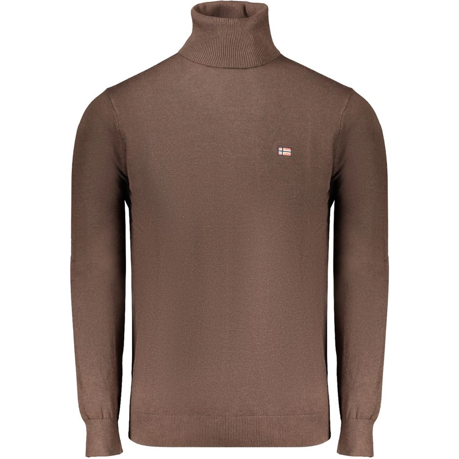 Brown Polyester Sweater