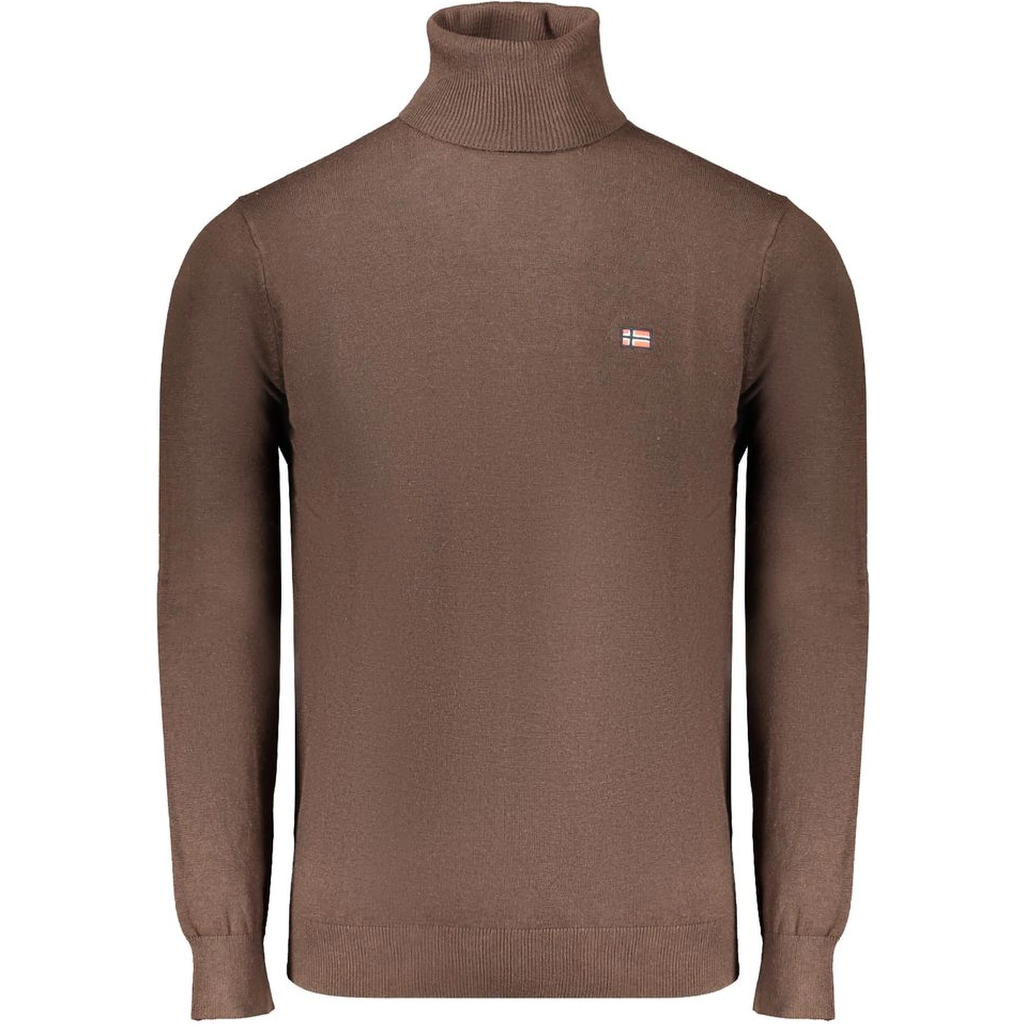 Brown Polyester Sweater