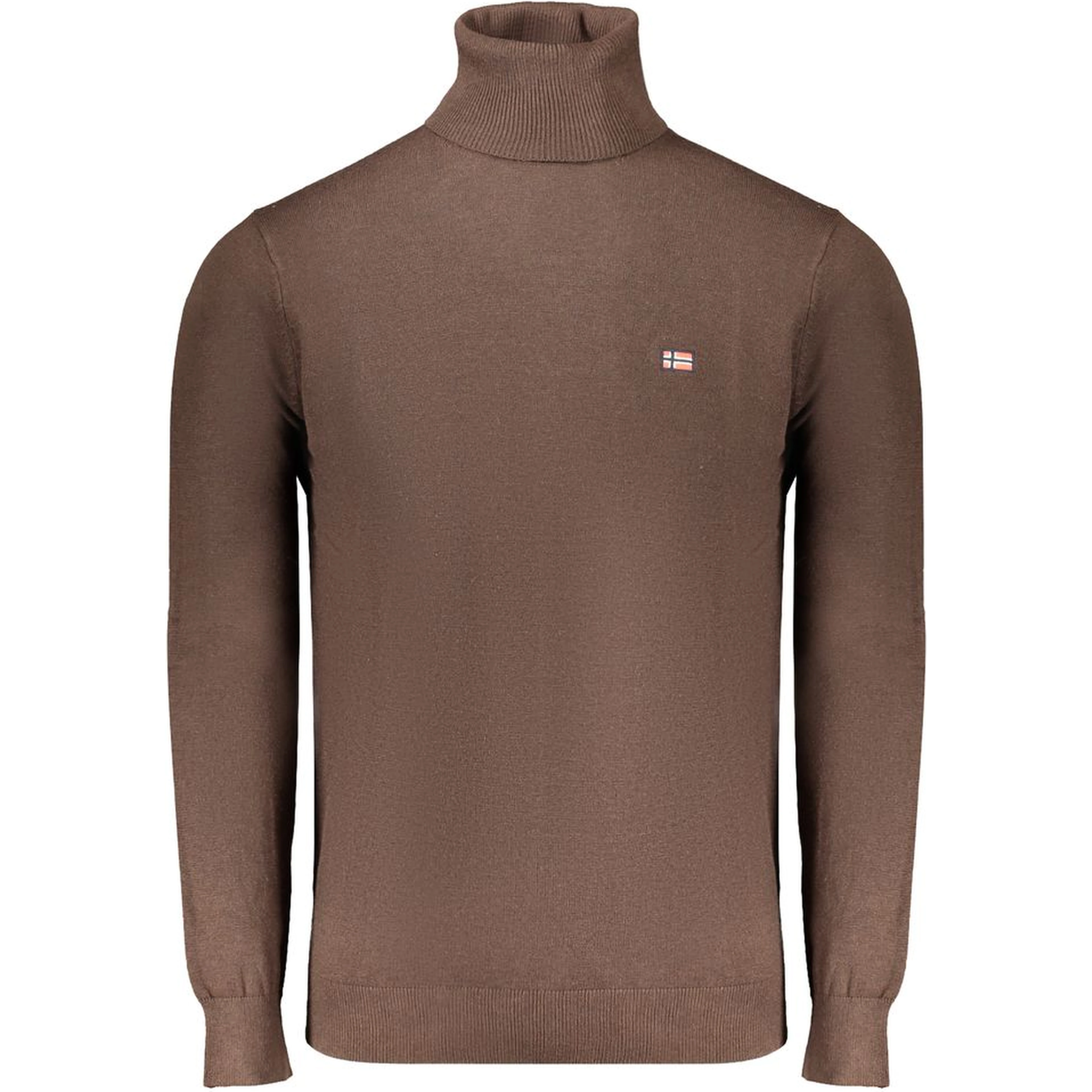 Brown Polyester Sweater