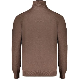 Brown Polyester Sweater