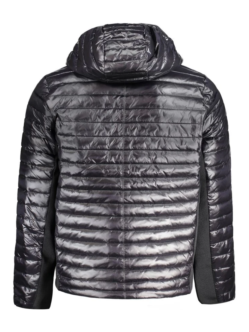 Black Nylon Jackets & Coat