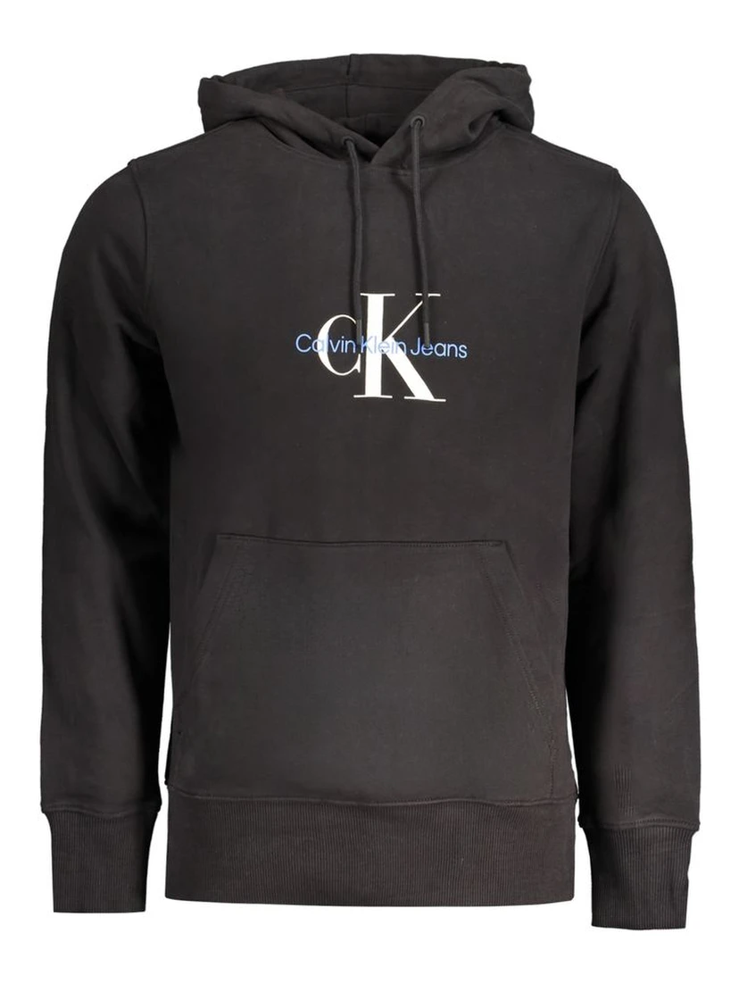 Black Cotton Sweatshirt