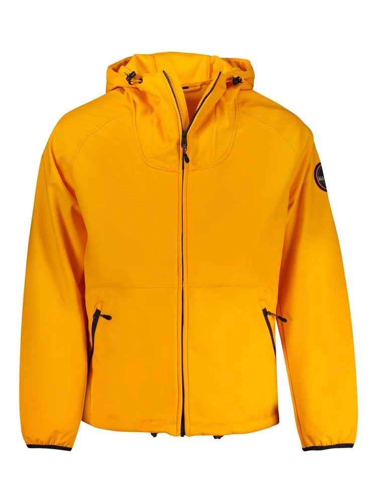 Orange Polyester Jackets & Coat