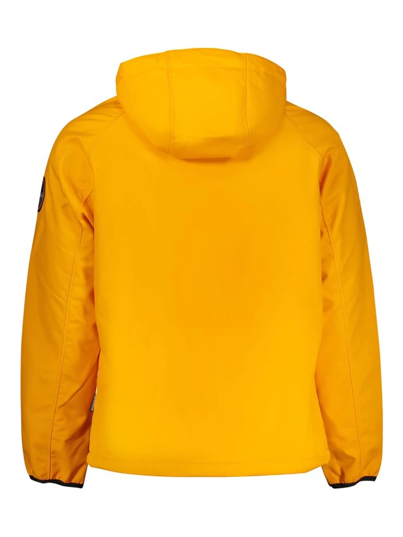 Orange Polyester Jackets & Coat