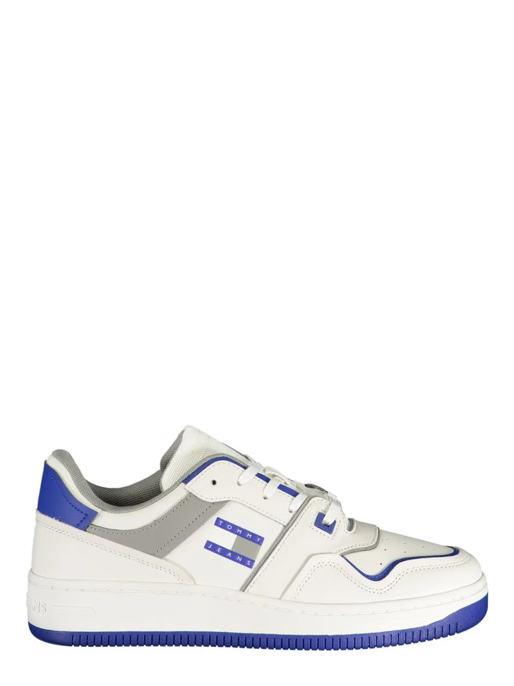 White Polyester Sneaker