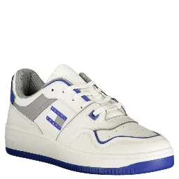 White Polyester Sneaker