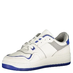White Polyester Sneaker