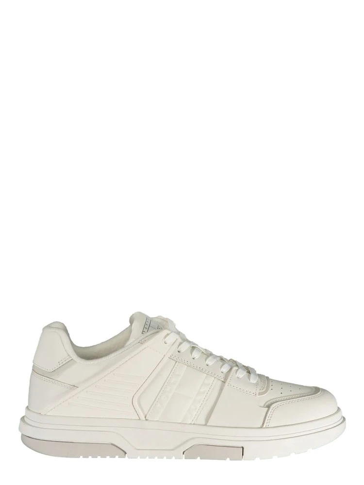 White Polyester Sneaker