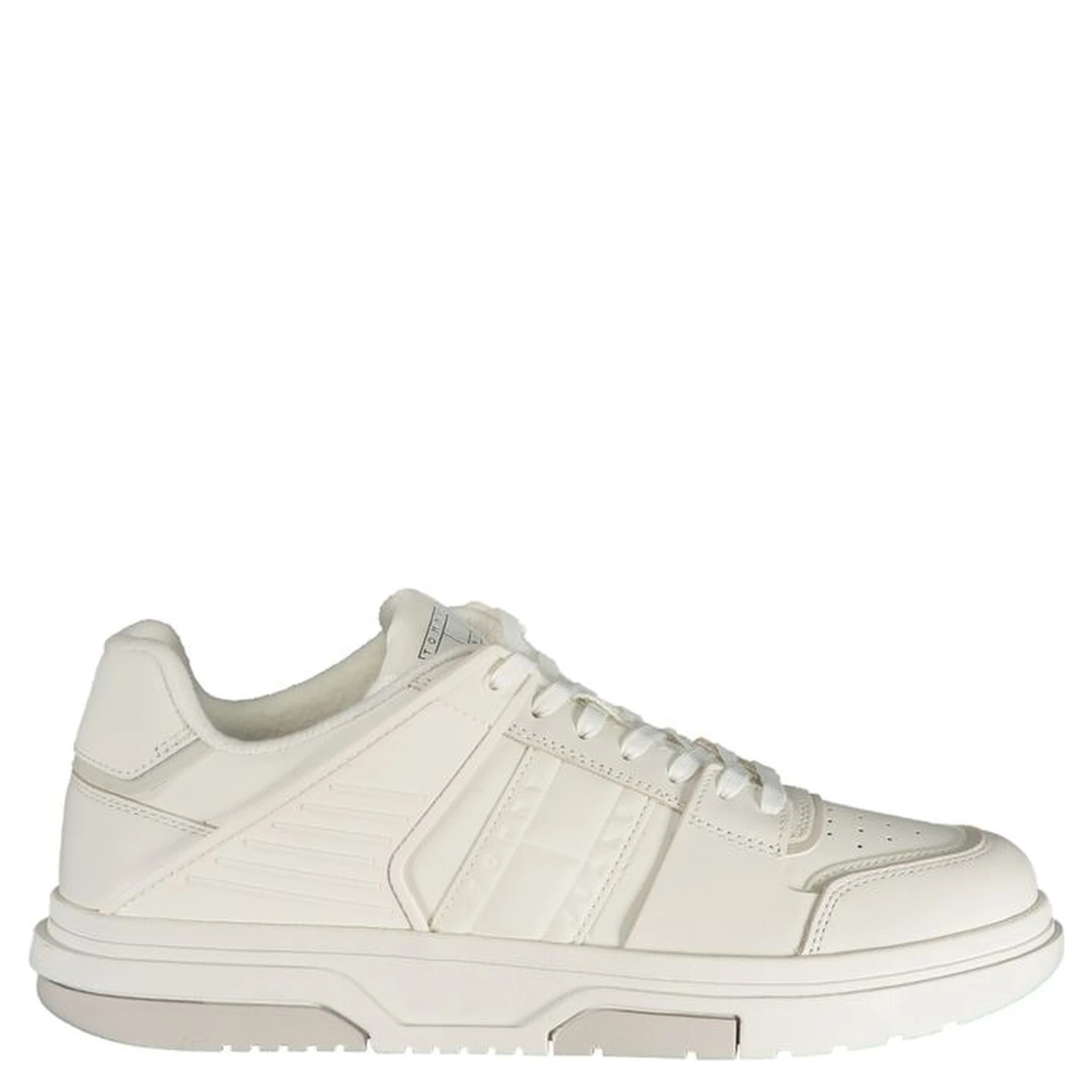 White Polyester Sneaker