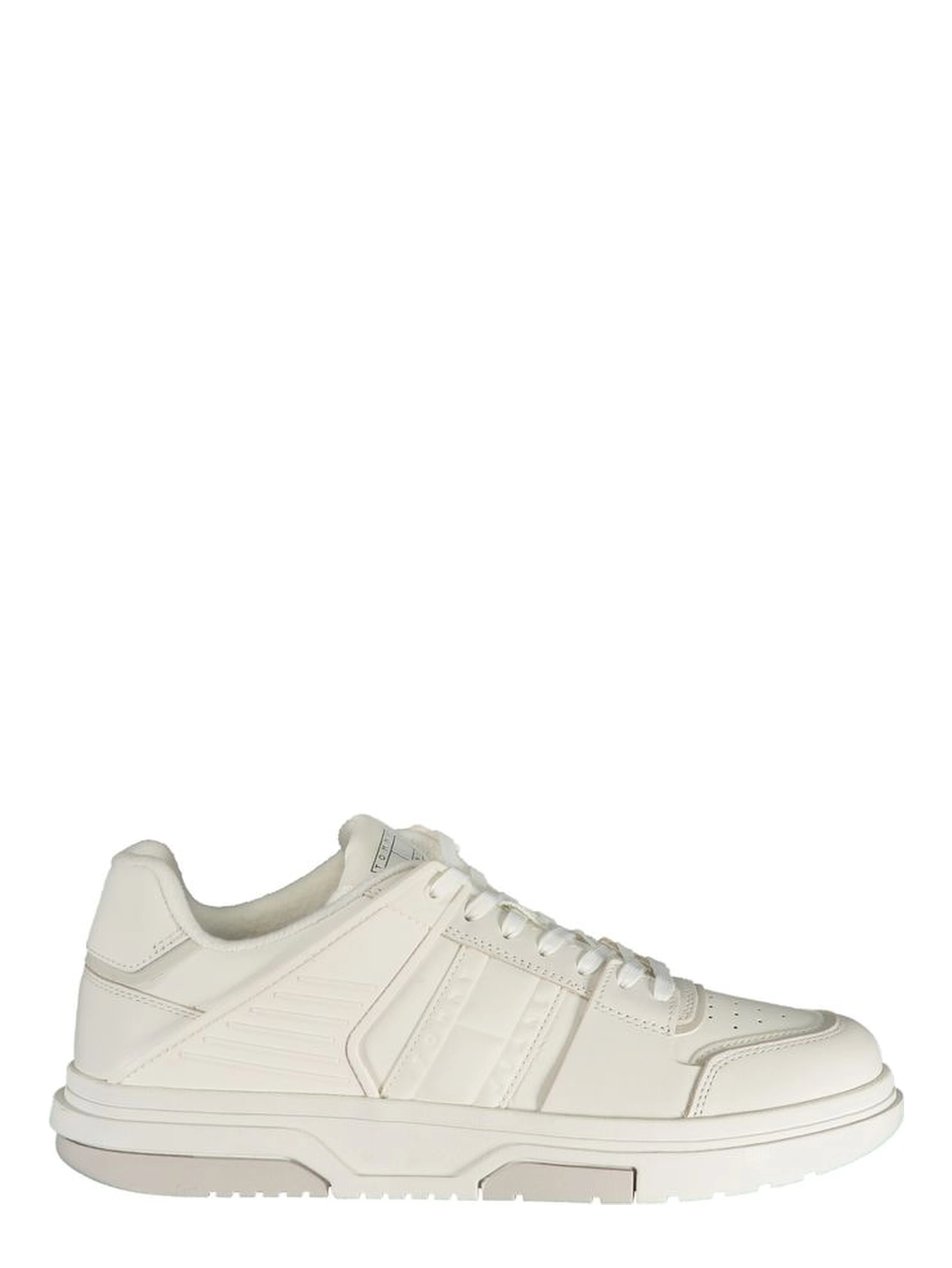 White Polyester Sneaker