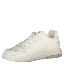 White Polyester Sneaker