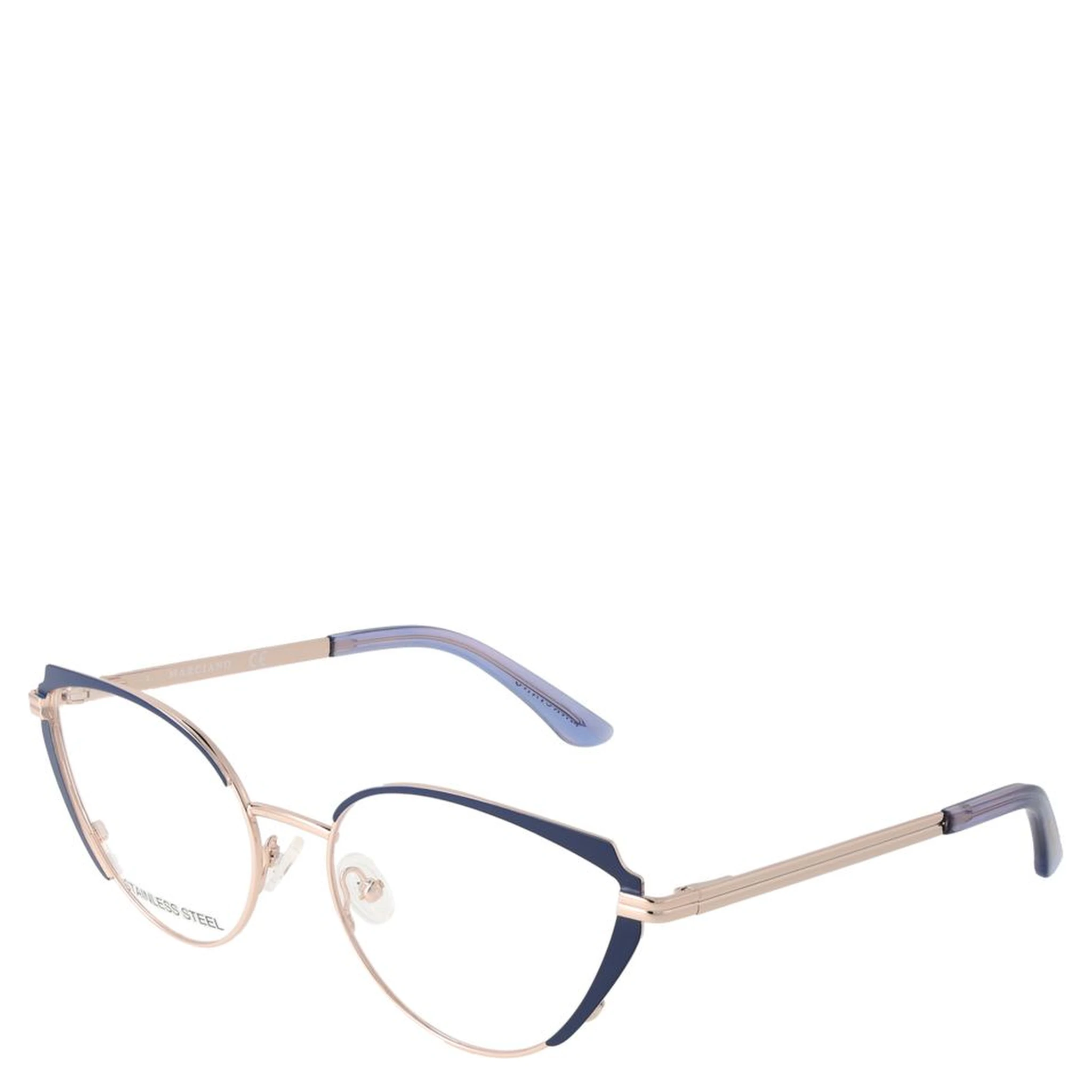 Blue Metal Glasses (Frames)