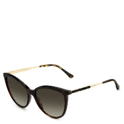 Brown Metal Sunglasses