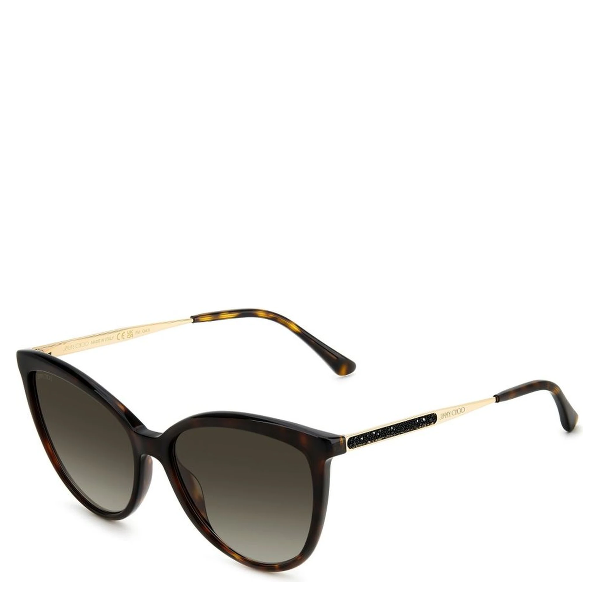 Brown Metal Sunglasses