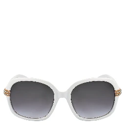 White Resin Sunglasses