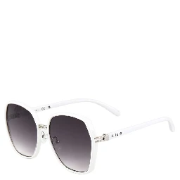 White Metal Sunglasses