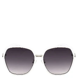 White Metal Sunglasses