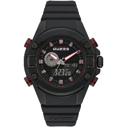 Black Resin Sport Watch