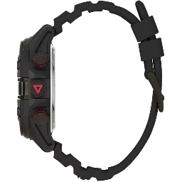 Black Resin Sport Watch