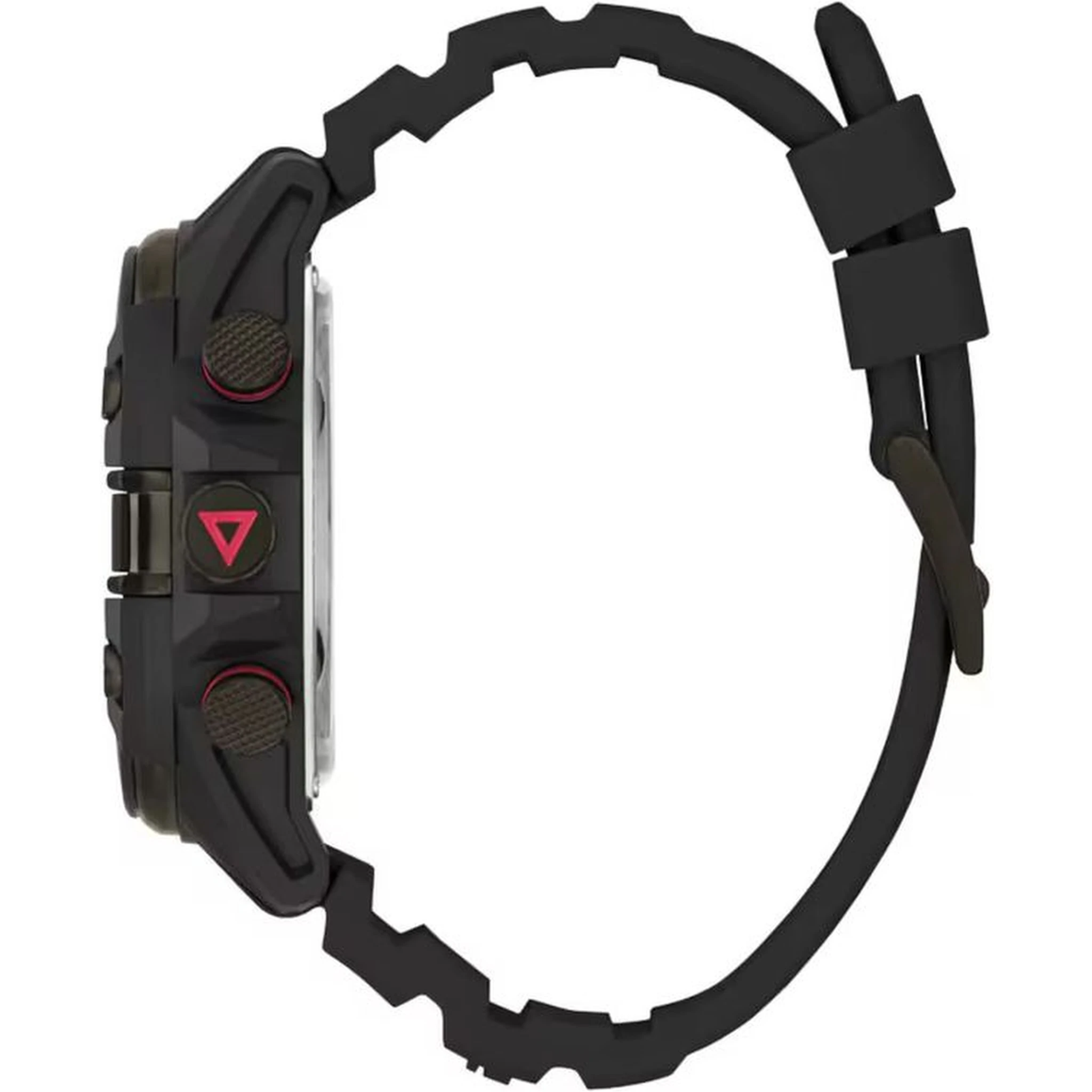 Black Resin Sport Watch