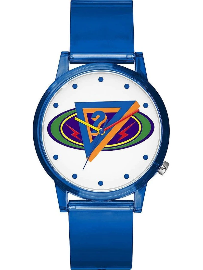 Blue Resin Dress Watch