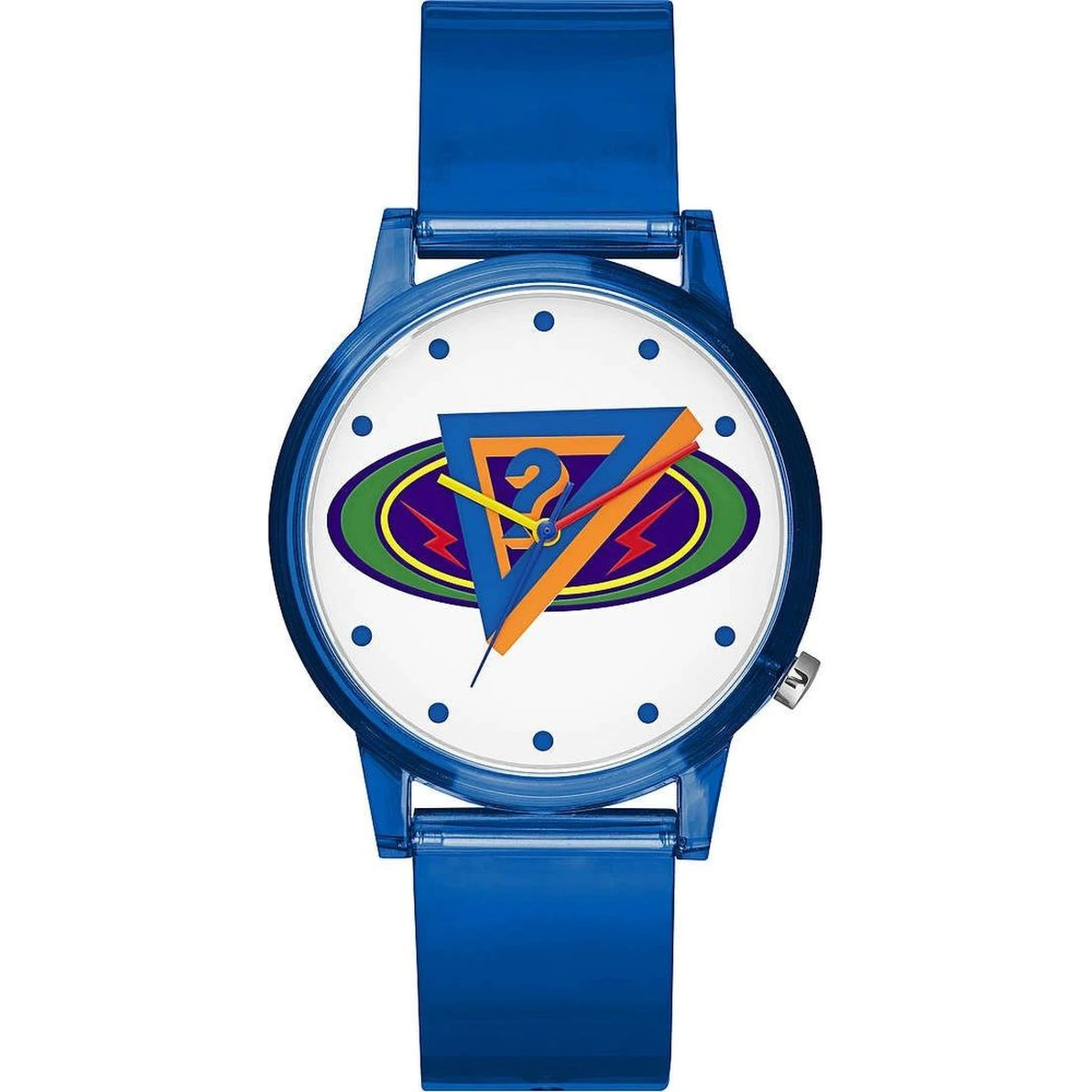 Blue Resin Dress Watch